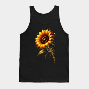 Jesus Sunflower Tank Top